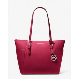 MICHAEL KORS ライトピンク ビジネスバッグ Michael Kors Small Voyager Textured Crossgrain Leather Tote