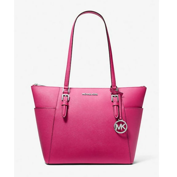MIchael Kors Charlotte Large Saffiano Leather Top-Zip Tote Bag 35F0SCFT3L-DRfruit