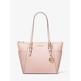 thumbnail image 1 of Michael Kors Women's Charlotte Large Saffiano Leather Top-Zip Tote Bag (Powder Blush), 1 of 8