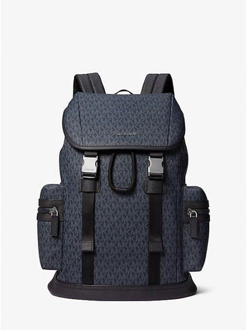 Michael Kors, Cooper Logo Printed Backpack, Black Fabric - Walmart.com