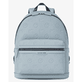 thumbnail image 1 of Michael Kors Cooper Medium Logo Debossed Dome Backpack, Men's Pale Ocean, 1 of 1