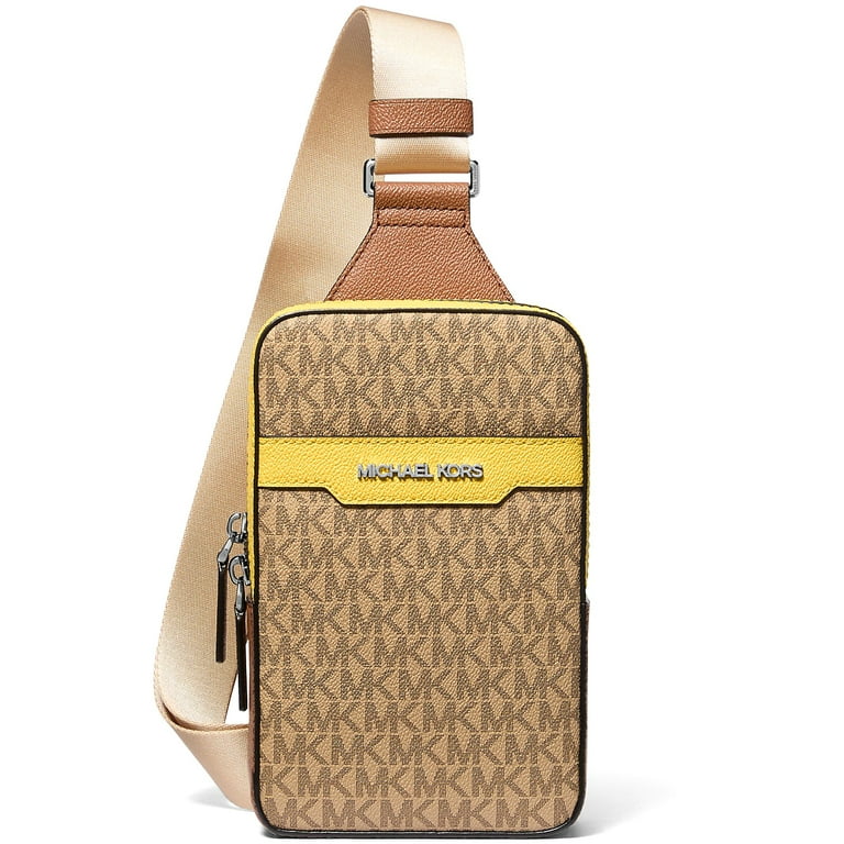 Michael Kors Cooper Men's Signature Logo Sling Pack (Daisy Yellow