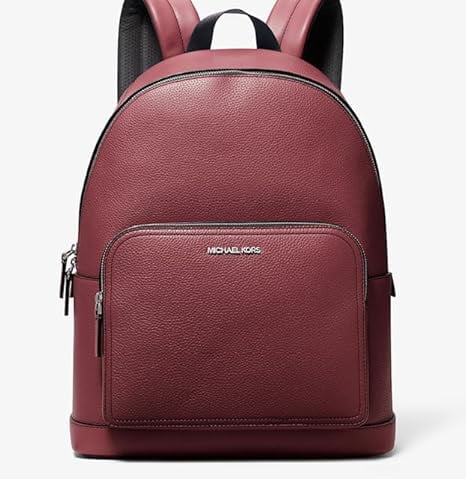 cooper faux leather commuter backpack Combining a sporty aesthetic with luxurious details Michael Kors Outlet Cooper Pebbled