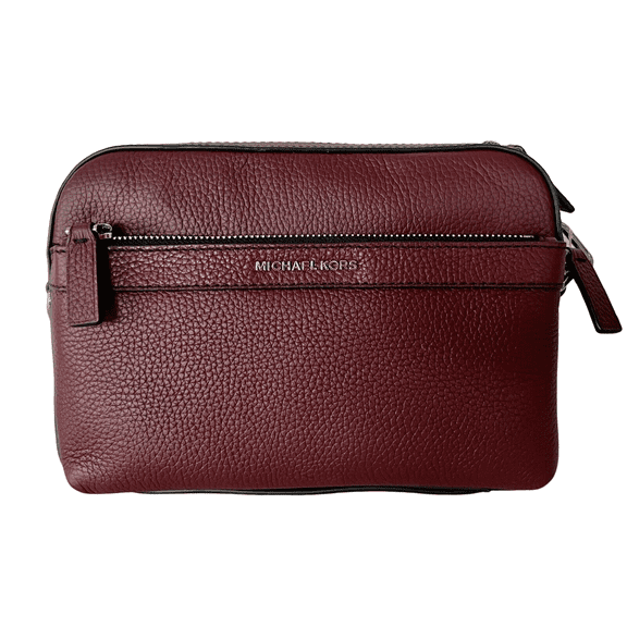 Michael Kors Cooper Pebbled Leather Utility Messenger Bag