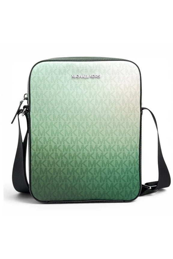 Mens Cooper Small Ombr Signature Logo Reporter Bag (Moss Multi)
