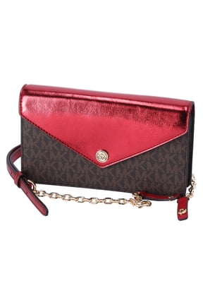 Crossbody Clutch Handbag, Crimson