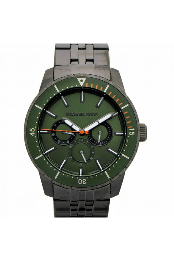 Cunningham Multifunction Gunmetal Stainless Steell Men's Watch 44mm MK7158