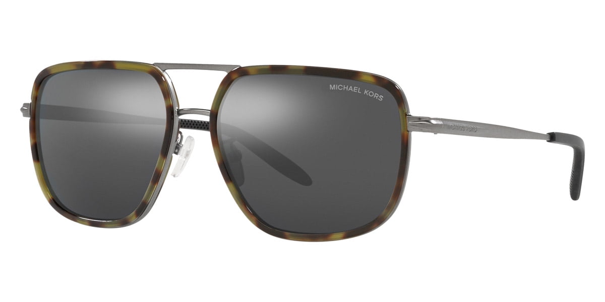 Michael Kors Del Ray Gunmetal Mirrored Rectangular Men display picture 3