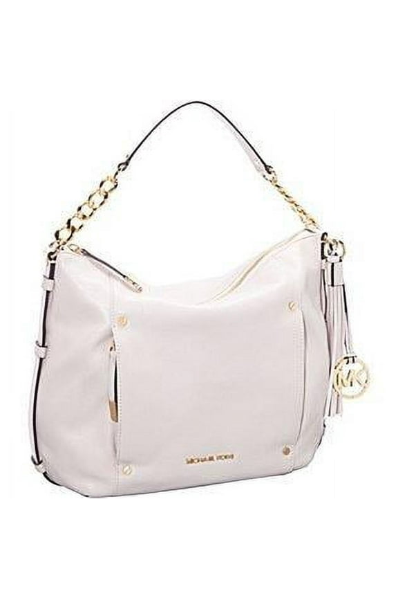 Devon Large Ew Shoulder Tote Genuine Leather Vanilla Rose Gold