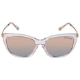 thumbnail image 1 of Michael Kors Dublin Rose Gold Polarized Cat Eye Ladies Sunglasses MK2150U 3005M5 56, 1 of 1
