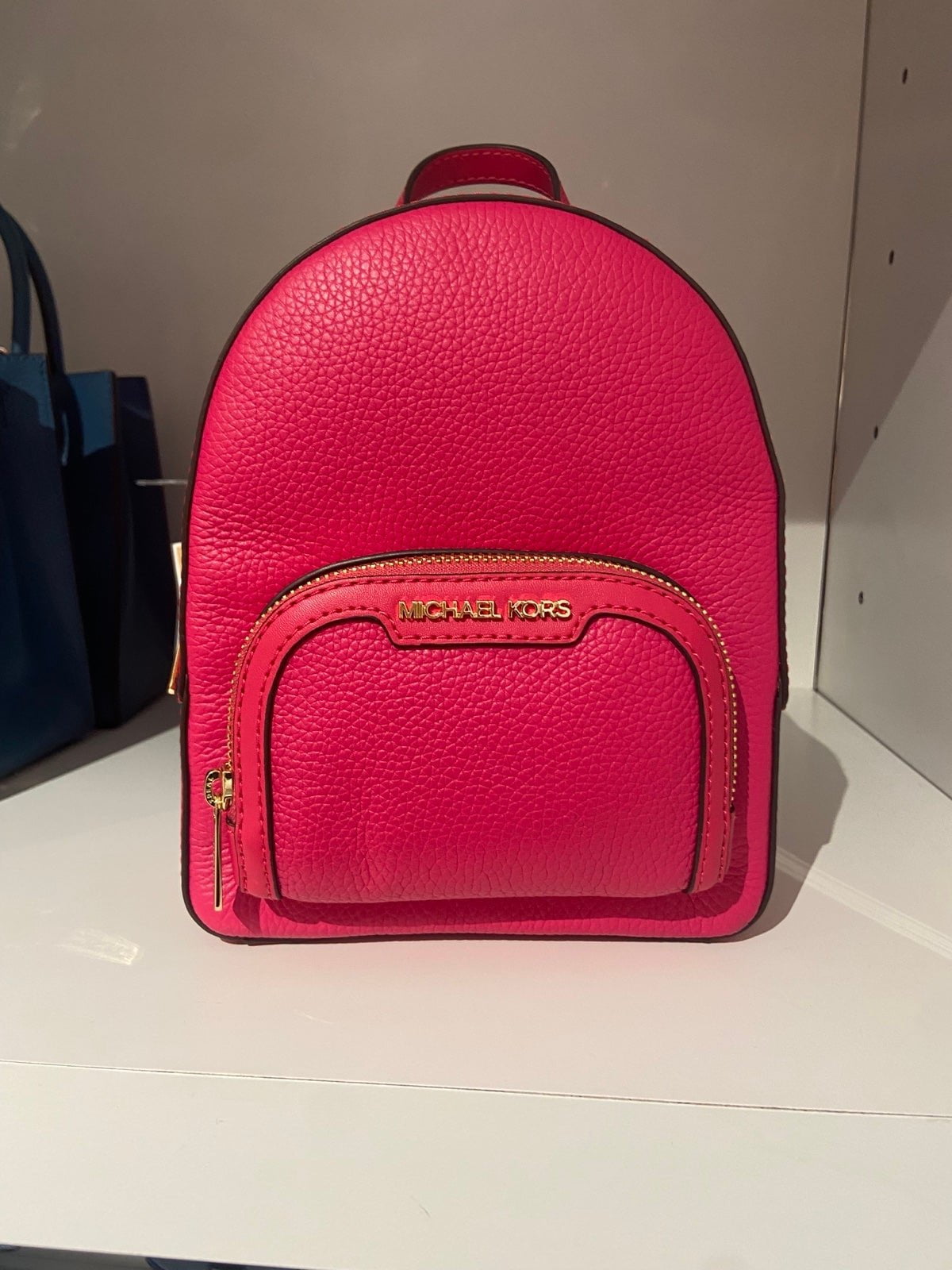 Michael Kors XS Convertible Jaycee School Backpack Electric Pink Walmart