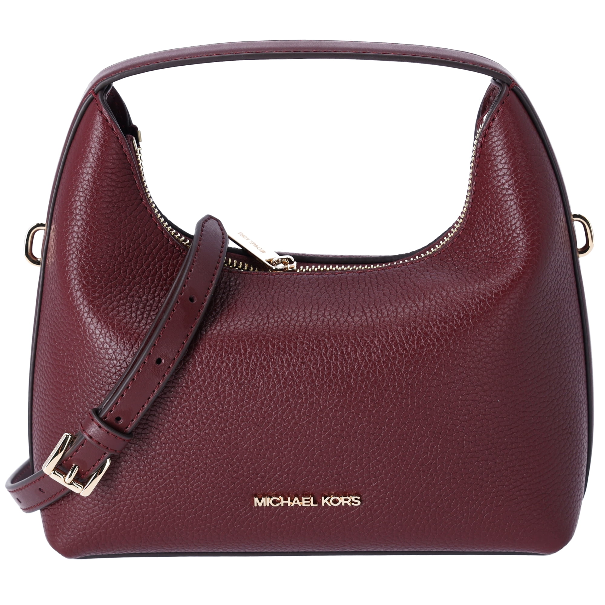 Michael Kors Ember Small Messenger Top Handle Handbag Crossbody Oxblood Leather Walmart Business Supplies