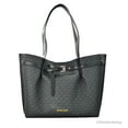 thumbnail image 1 of Michael Kors Emilia Large Black Signature PVC East West Tote Bag Purse, 1 of 5