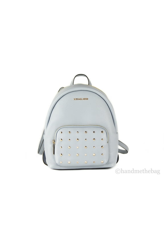 Erin 35F0GERB8L Medium Leather Backpack In Pale Blue