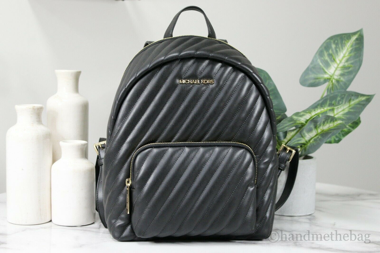 Michael Kors Erin large backpack with vanilla logo print - Michael Kors -  Purchase on Ventis.