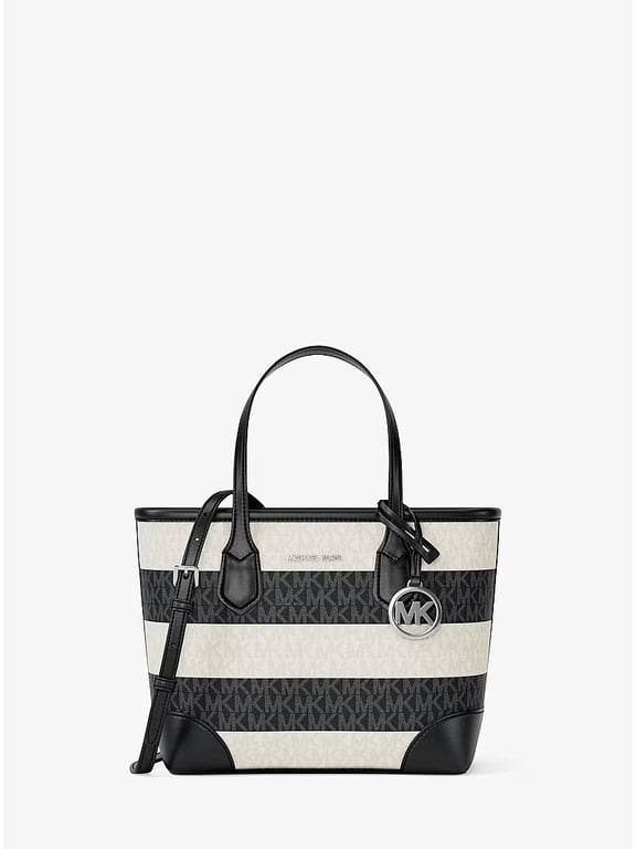 Eva Extra-Small Signature Logo Convertible Crossbody Bag - Black