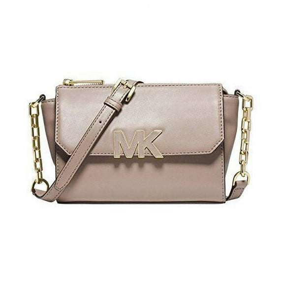 Michael Kors Florence Mini Messenger Leather Crossbody Dark Dune