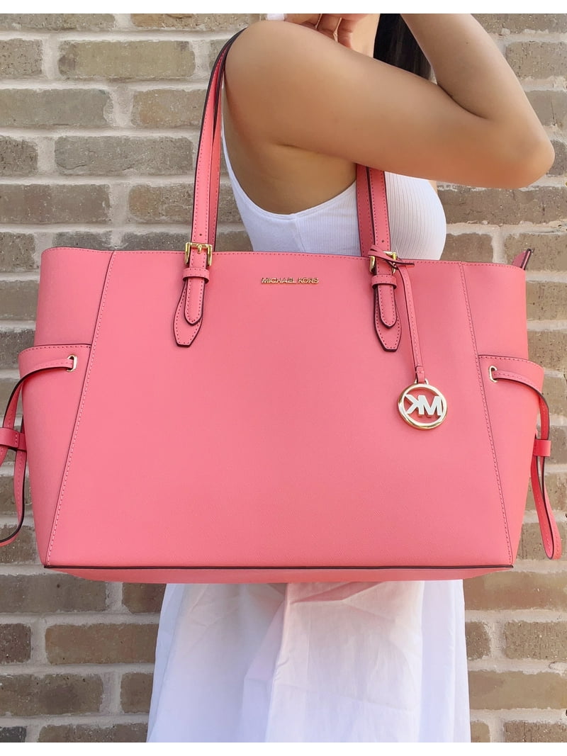 Michael Kors Signature Handbag - Gilly Drawstring Large Top Zip