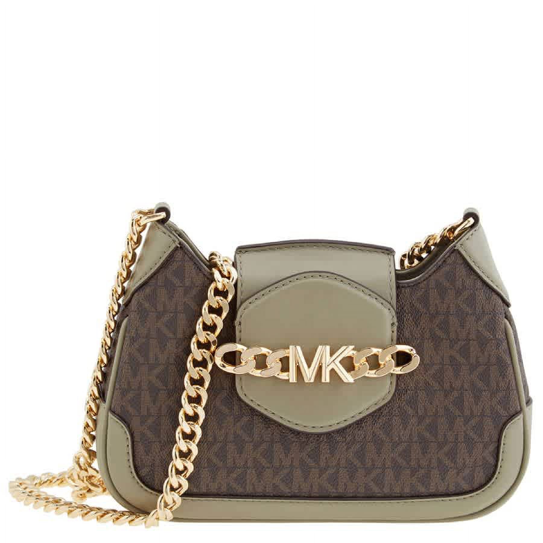 Michael kors green store crossbody bag