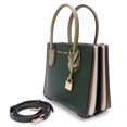 thumbnail image 1 of Michael Kors Green Ladies Mercer Medium Pebbled Leather Accordion Crossbody Bag, 1 of 1