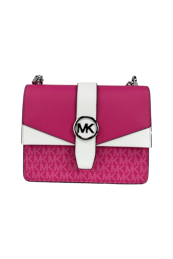 Greenwich Small Flap Shoulder Crossbody Bag (Dragonfruit)