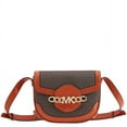 thumbnail image 1 of Michael Kors Hally Signature Logo-Print Saddle Crossbody Bag, 1 of 1