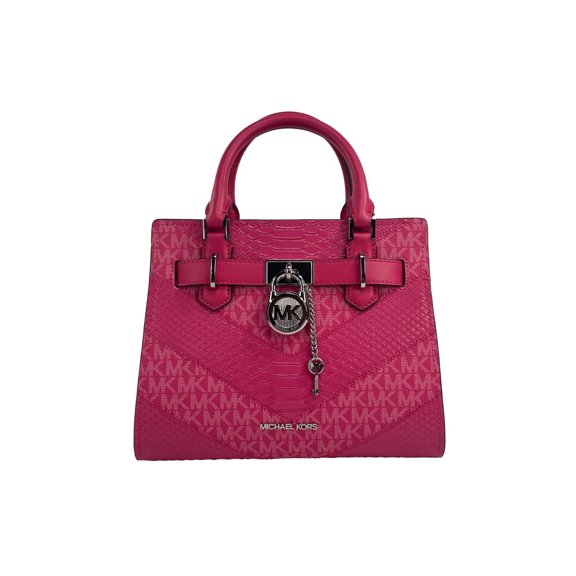 Michael Kors Hamilton Small Leather Satchel Crossbody Bag