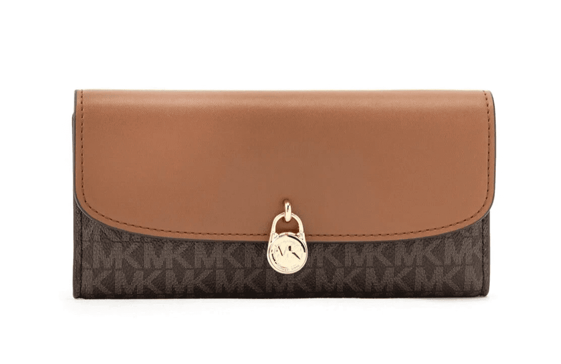 MICHAEL KORS / HAMILTON フラップ コンチネンタル ウォレット/レザー/BEG/レディース/35S5GHME9B Michael-Kors-Hamilton-Women-