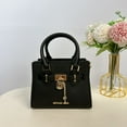 thumbnail image 1 of Michael Kors Hamilton XS Small Black Leather Crossbody Satchel, 1 of 6