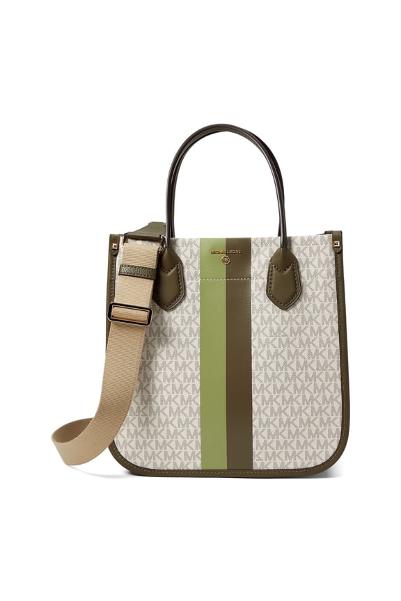 Heidi North/South Canvas Tote Light Sage/Olive One Size