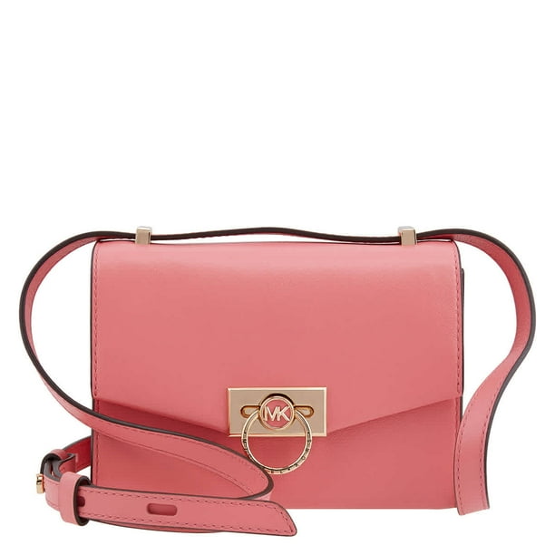 Michael Kors Hendrix Extra small Leather Crossbody Bag Rose