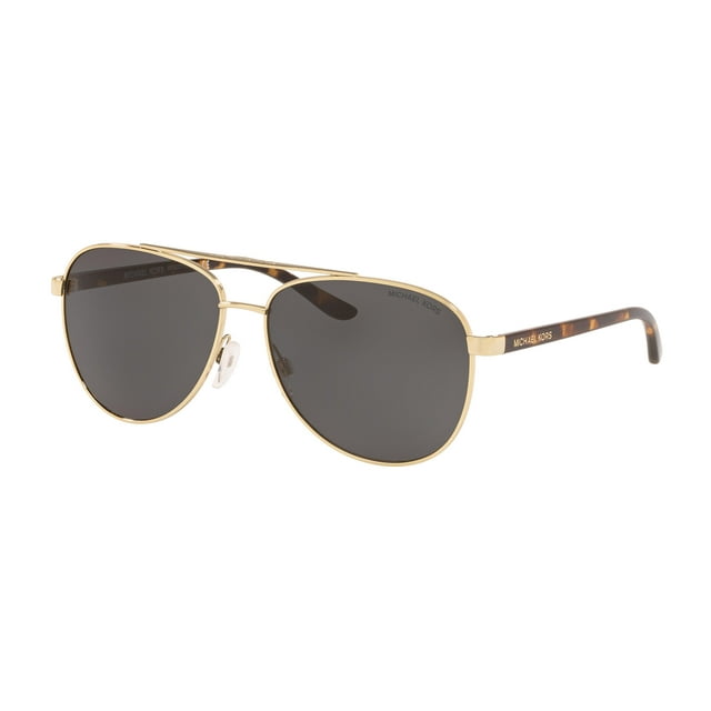 Michael Kors Hvar MK 5007 Metal Womens Aviator Sunglasses Light Gold 59mm Adult