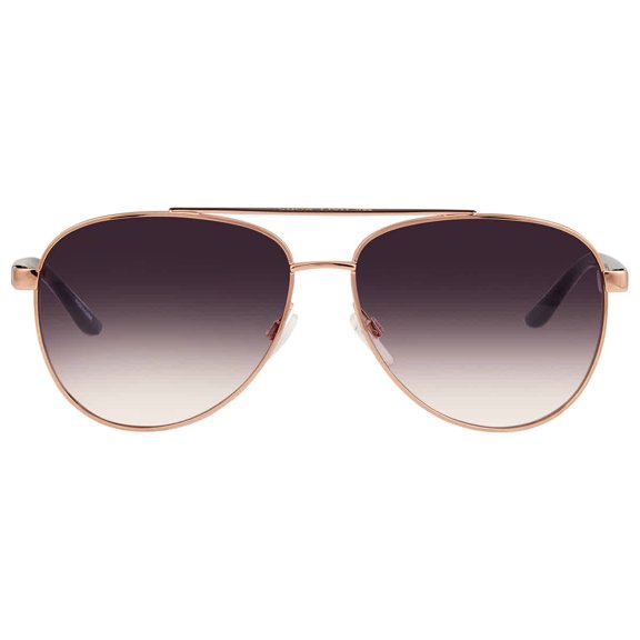 Michael Kors Hvar MK 5007 Metal Womens Aviator Sunglasses Rose Gold 59mm Adult