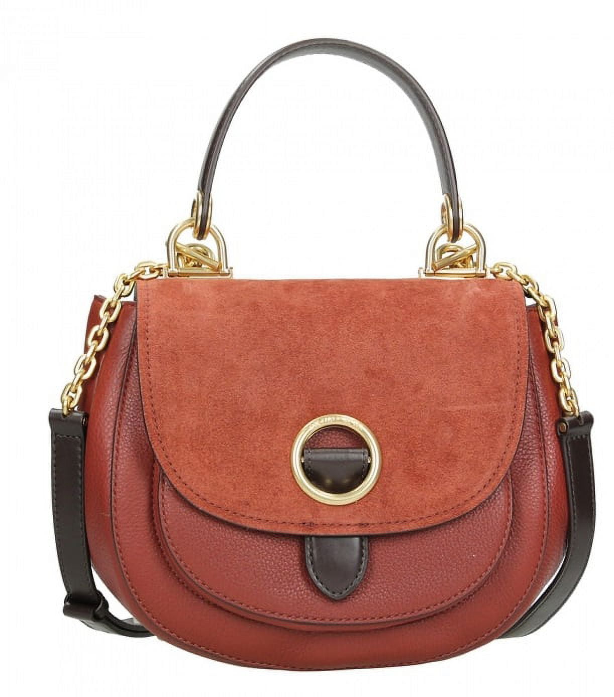 Michael Kors Isadore Medium Suede Messenger Bag Brick