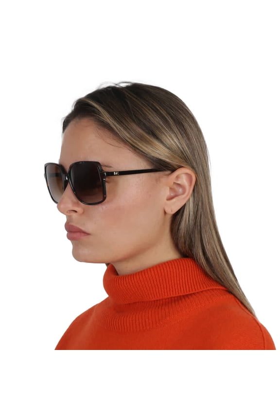 Isle of Palms MK 2098U Plastic Womens Square Sunglasses Dark Tortoise 56mm Adult