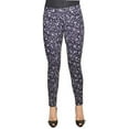 thumbnail image 1 of Michael Kors Izzy Skinny Mid Rise Slim Stretch Cotton Pants, Iris/Stars (0), 1 of 3