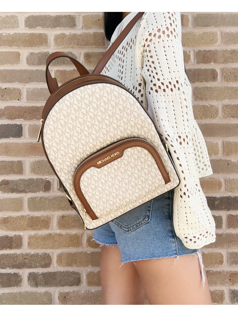 バッグ MICHAEL KORS BACKPACK Michael Kors Jaycee XS Pebbled Leather Backpack Black – Dazigno