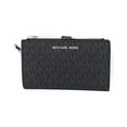 thumbnail image 1 of Michael Kors Jet Set Double Zip Wristlet Black Pvc, 1 of 3