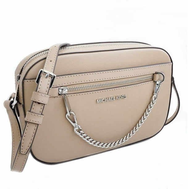 Michael kors jet set east west crossbody saffiano leather discount