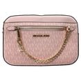 thumbnail image 1 of Michael Kors Jet Set Ew Chain Crossbody Powder Blush Pink Mk Signature, 1 of 13