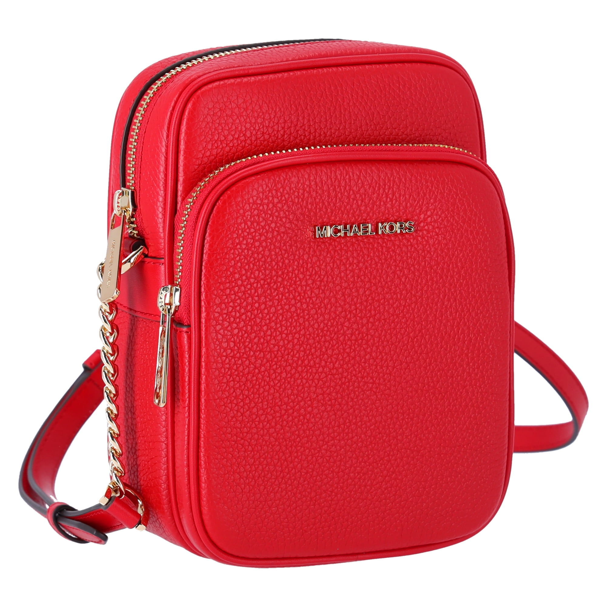 Michael kors red cross bag sale
