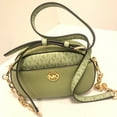 thumbnail image 1 of Michael Kors Jet Set Glam Smalll Crossbody Bag Purse Leather Handbag Light Sage, 1 of 4