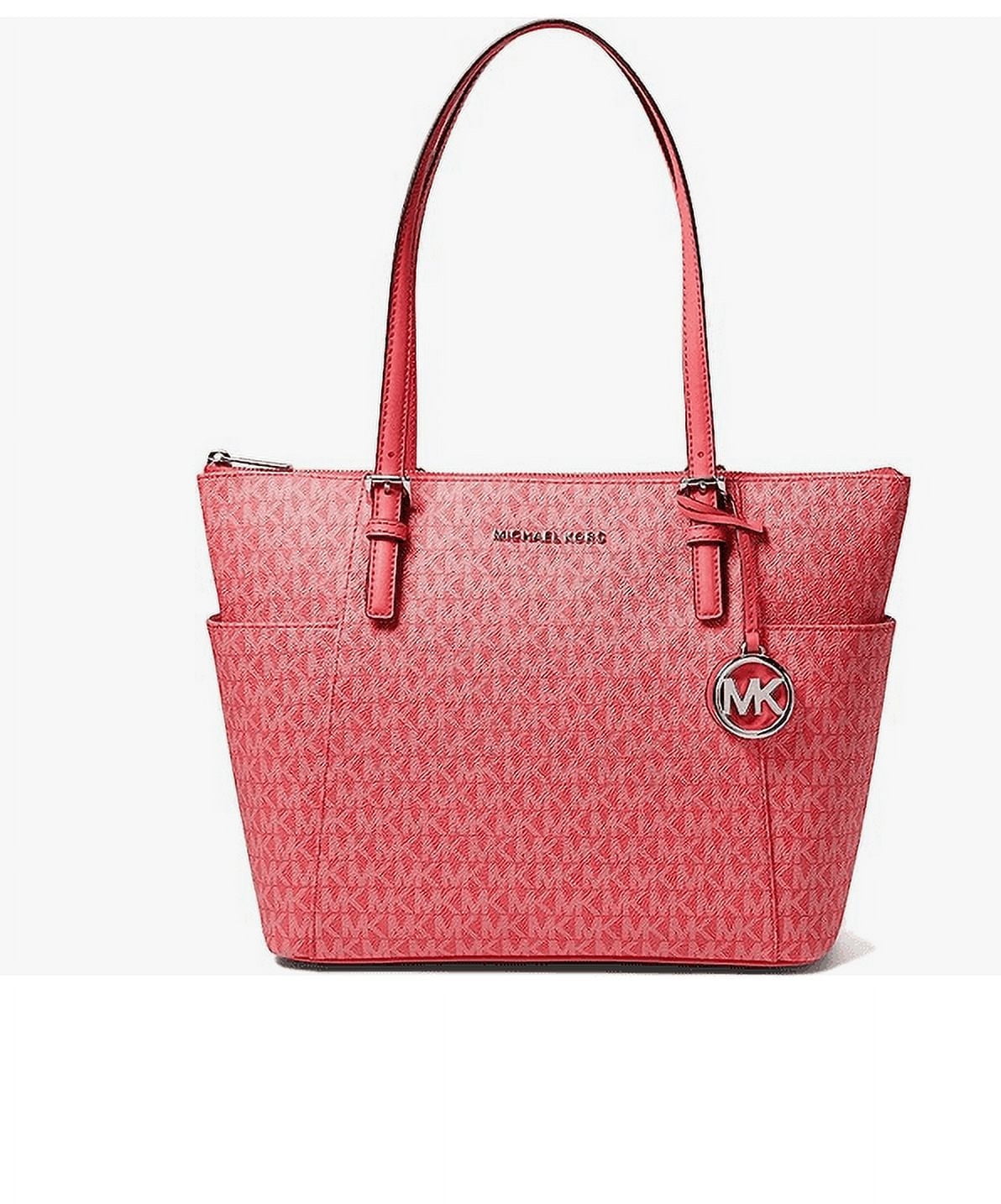 バッグ MK Michael Kors Jet Set East/West Top Zip Tote - Geranium