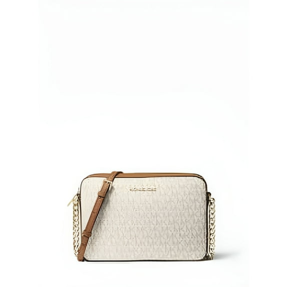 Michael Kors Jet Set Item Large Crossbody Vanilla/Acrn (35F8GTTC3B-150)