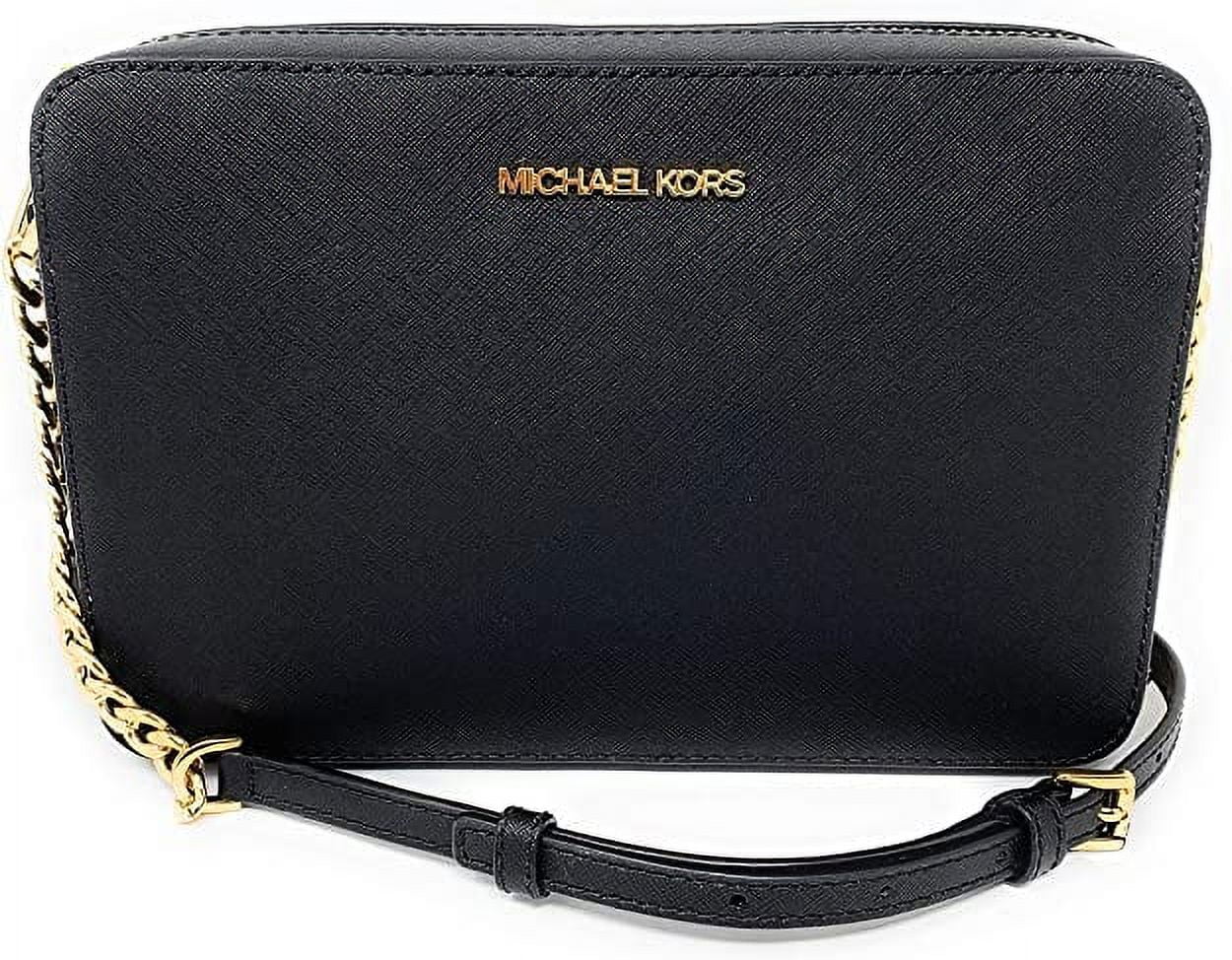 Michael Kors Jet Set Large Saffiano Leather Crossbody Bag – shopmixusa