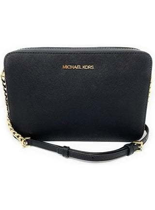 Michael Kors Jet Set Travel Extra-Small Saffiano Leather Top-Zip Tote Bag  in Black (GHW) (35T9GTVT0L) - USA Loveshoppe