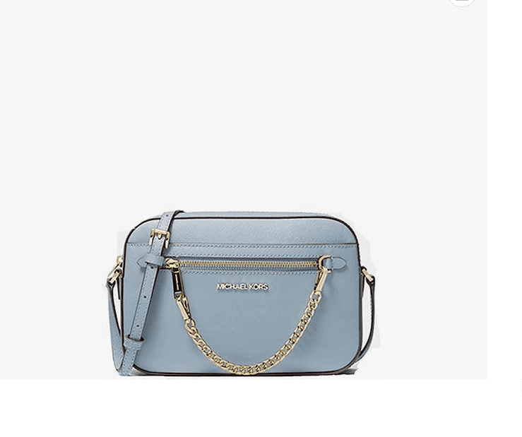 Michael Kors light baby blue bag, Luxury, Bags & Wallets on Carousell