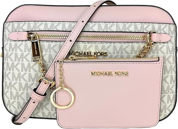 Michael Kors Jet Set Large Logo Crossbody Bag With Matching Logo