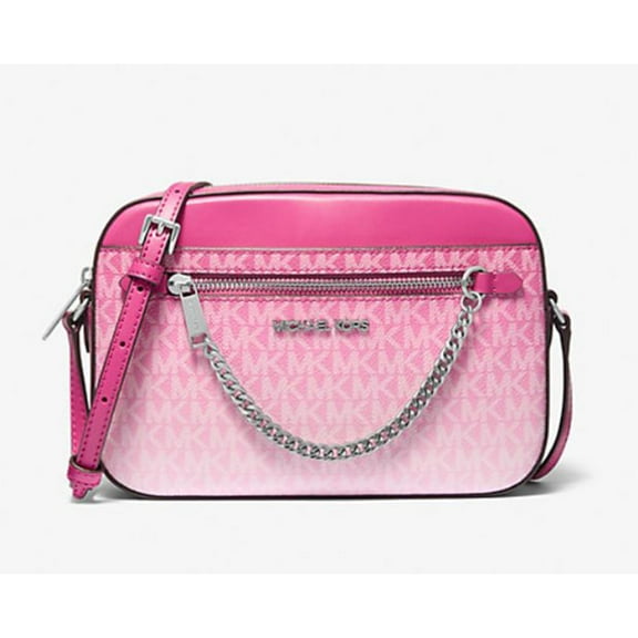 Michael Kors Jet Set Large Ombré Signature Logo Crossbody Body (DRfruit) 35R5STTC9V-DRfruit