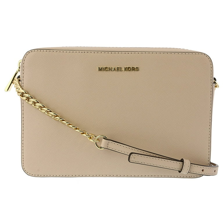 Michael Kors Jet Set Large Saffiano Leather Crossbody - Soft Pink